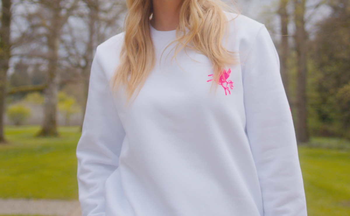 Adare Manor x Begley &amp; Bowie Ladies White Sweatshirt