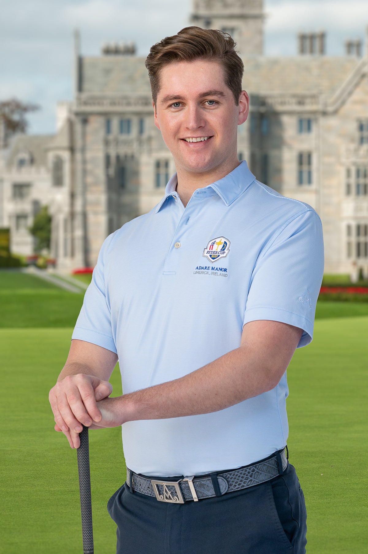 Ryder Cup 2027 Mini Striped Polo