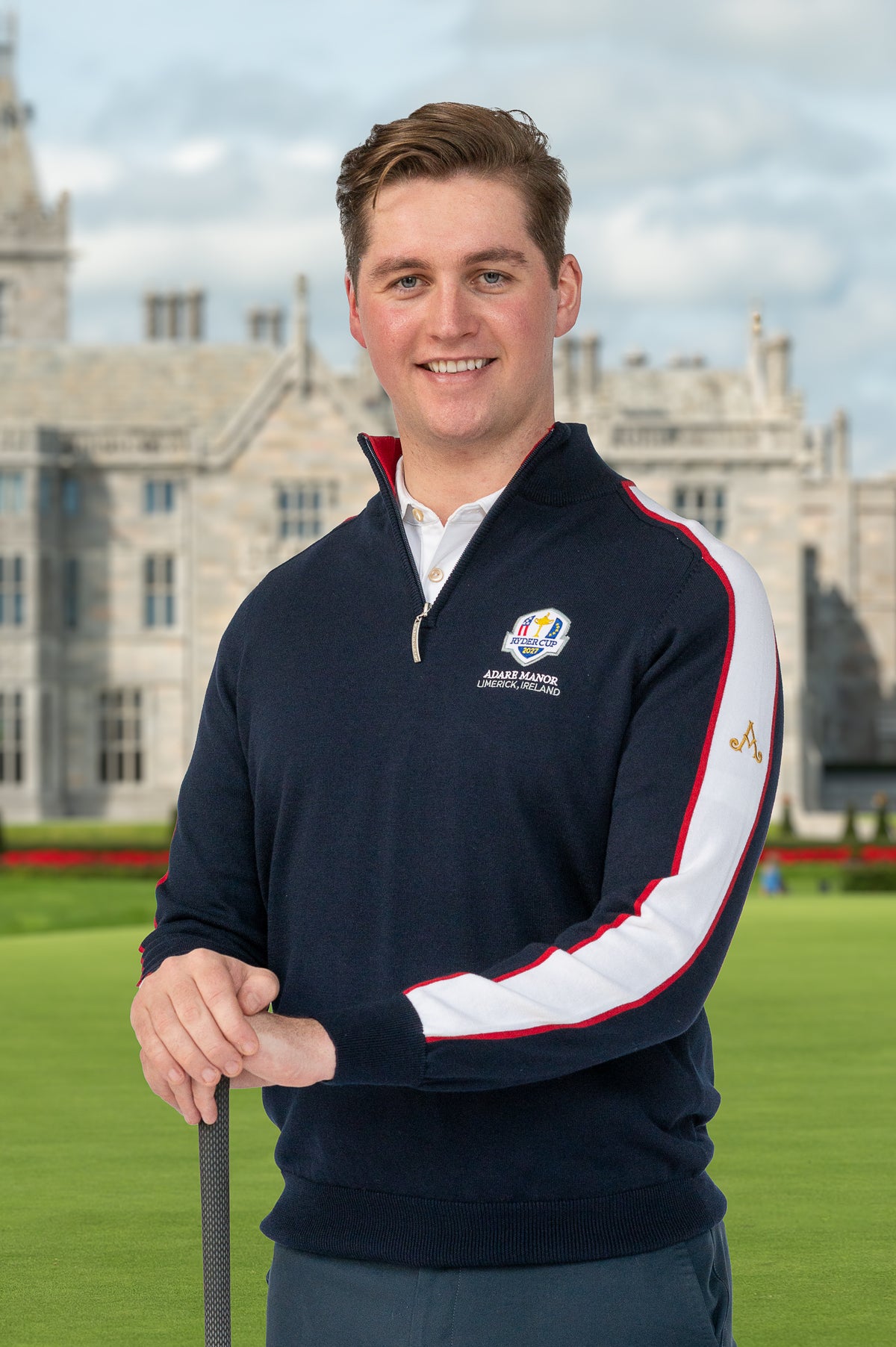 Adare Manor Bespoke ¼ Zip Sweater - Ryder Cup Team USA