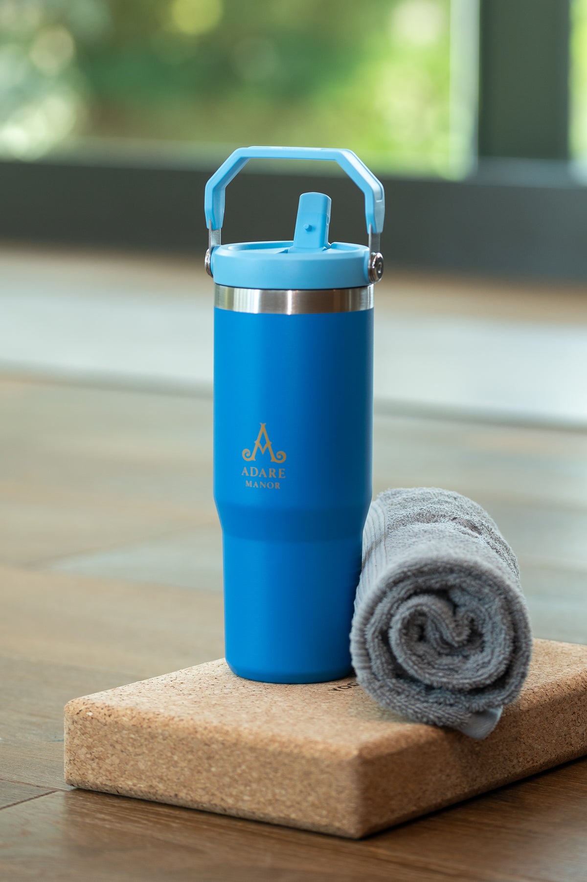 Adare Manor- Stanley IceFlow Flip Straw Tumbler Blue Azure
