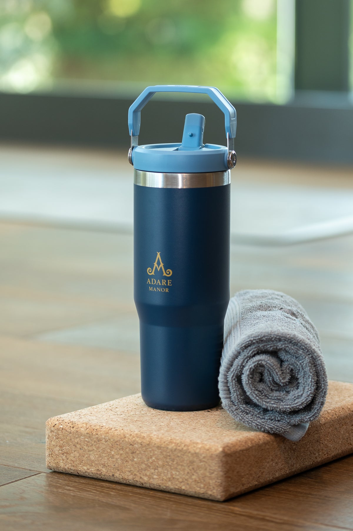 Adare Manor- Stanley IceFlow Flip Straw Tumbler Navy