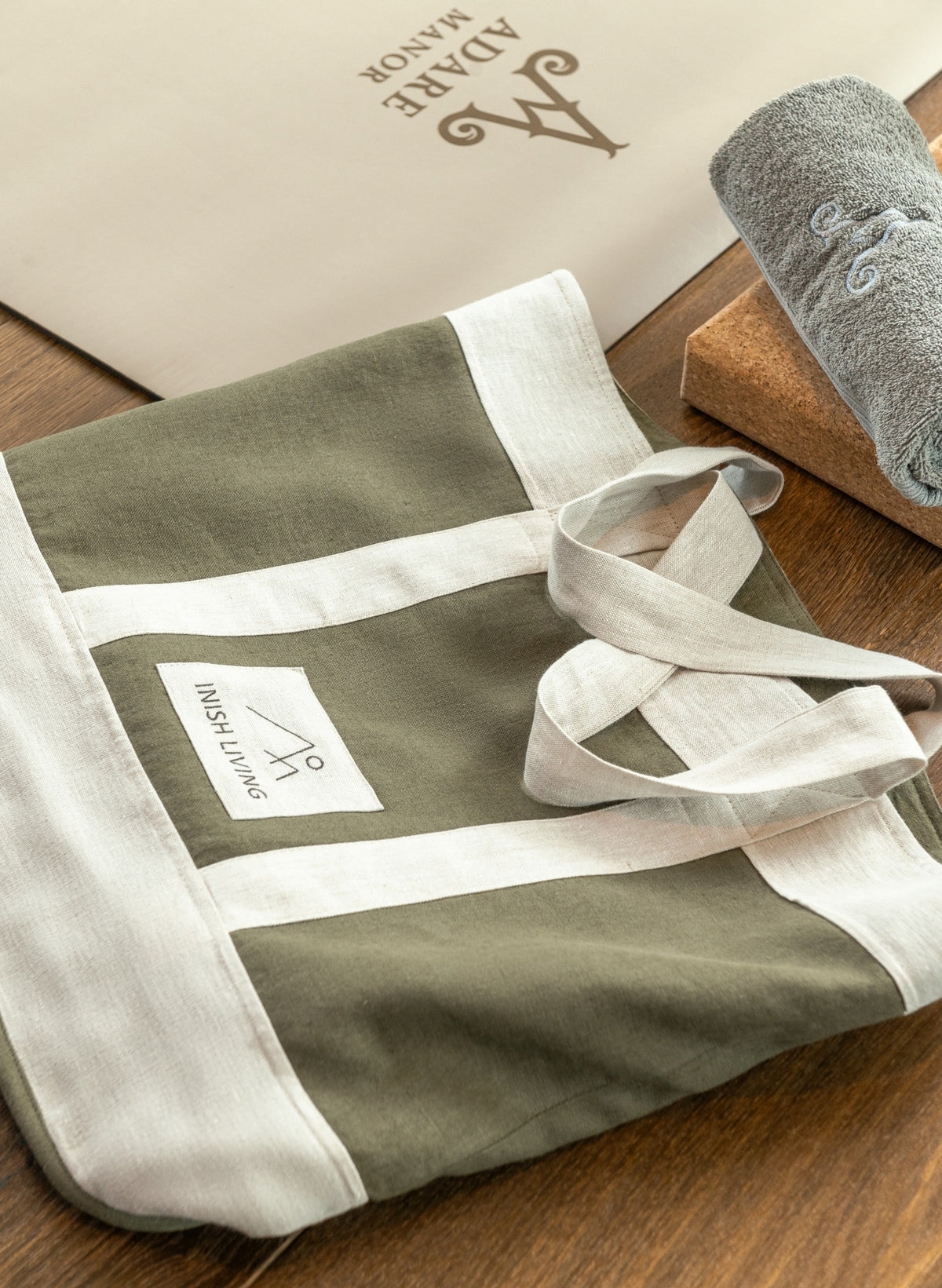 Inish Living- Irish Linen Tote Bag