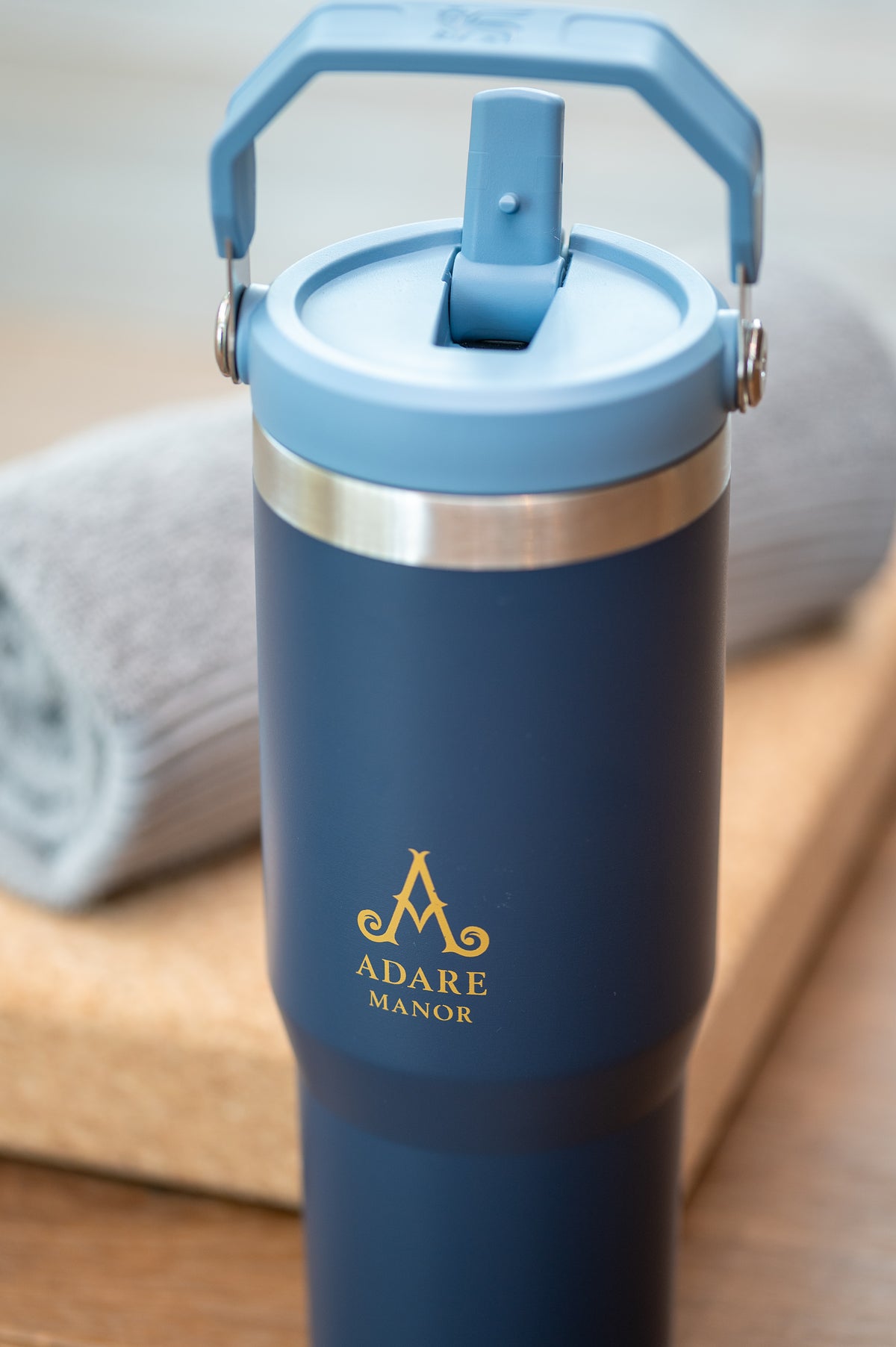 Adare Manor- Stanley IceFlow Flip Straw Tumbler Navy