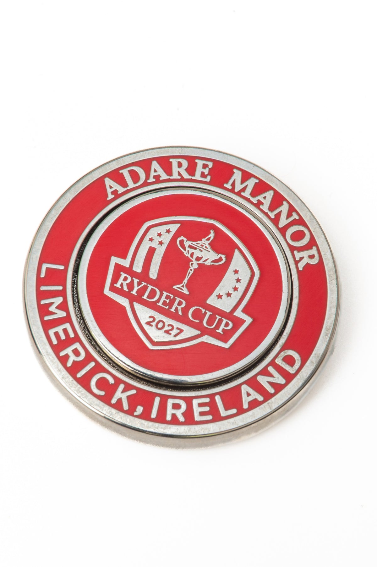 Adare Manor Ryder Cup 2027 - Ball Marker Red