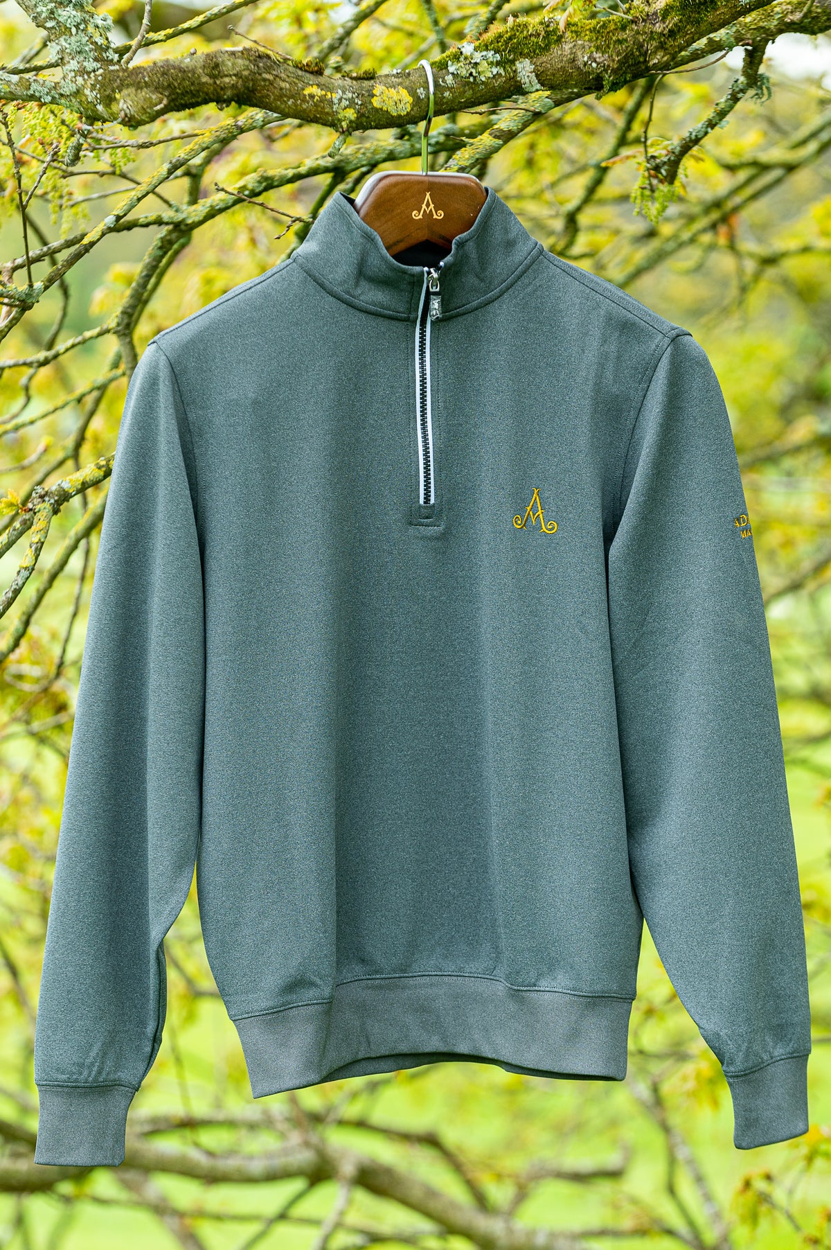 Adare Manor Grey 1/4 Zip Pullover