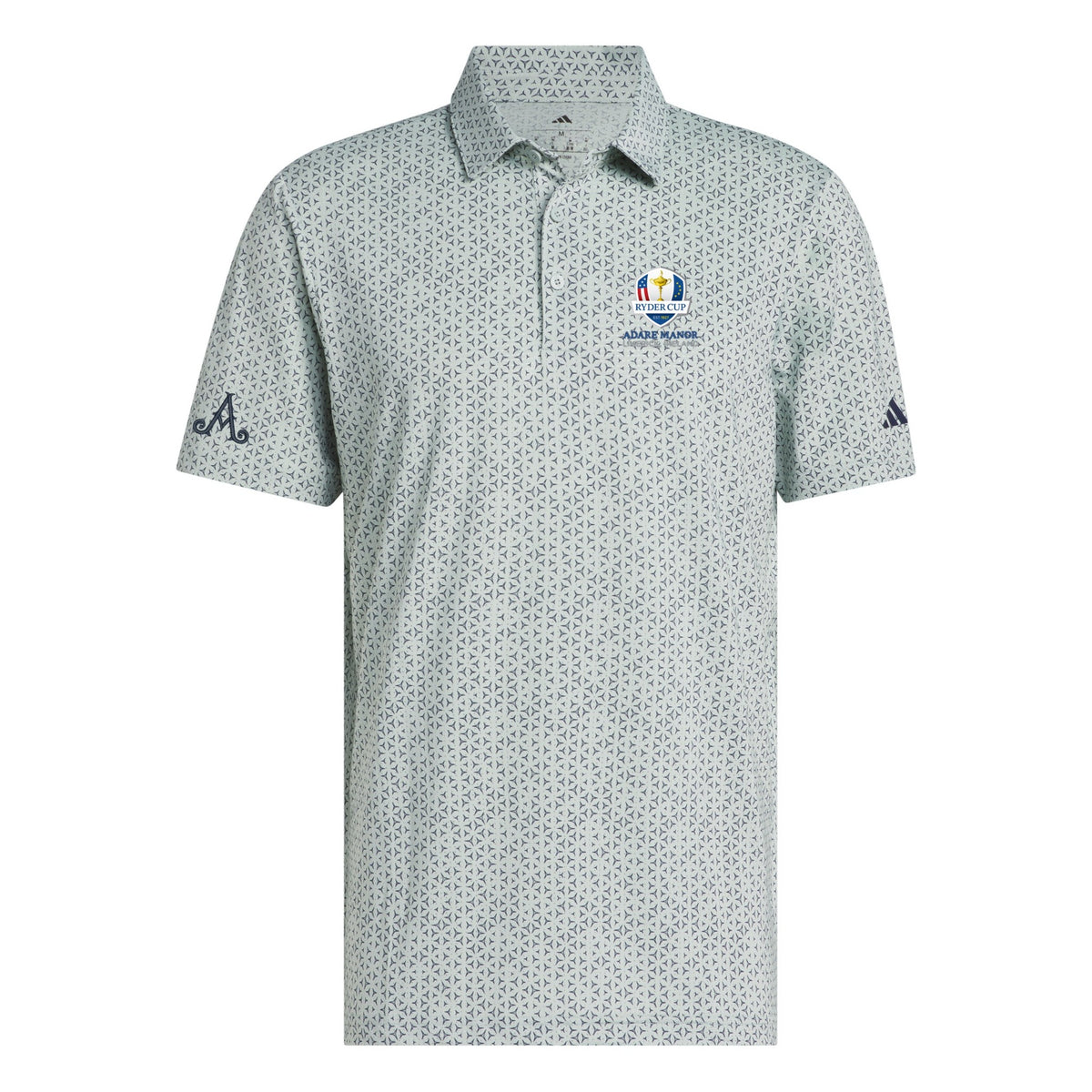 Ryder Cup 2027-  Adidas Mens Adare Manor Sage Green Polo