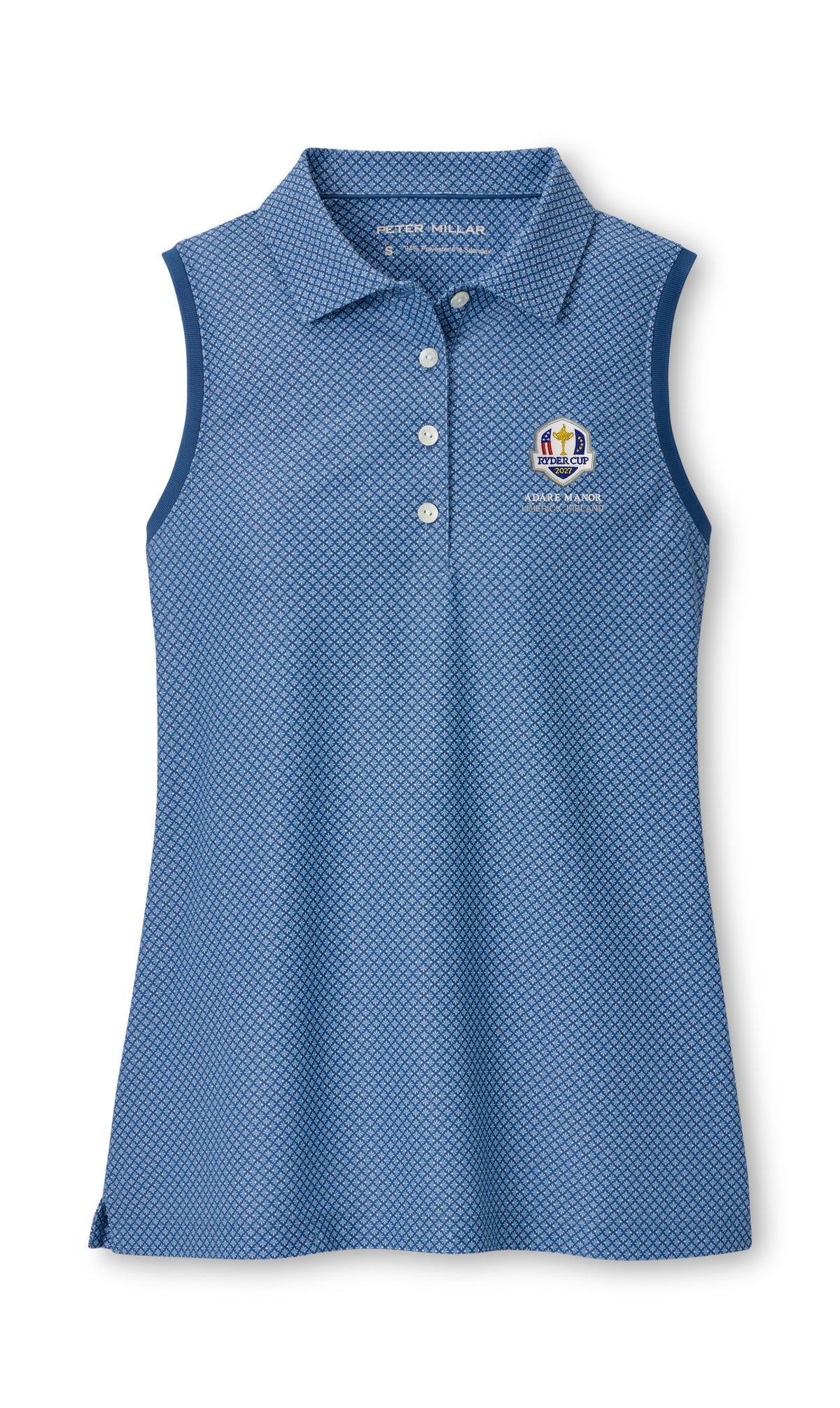 Ryder Cup 2027 - Adare Manor Ladies Palmetto Palms Banded Sport Mesh Polo