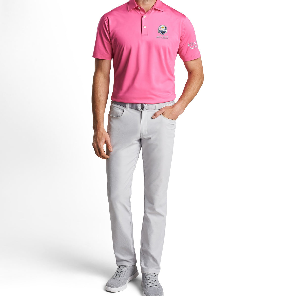 Ryder Cup 2027- Pink Solid Polo