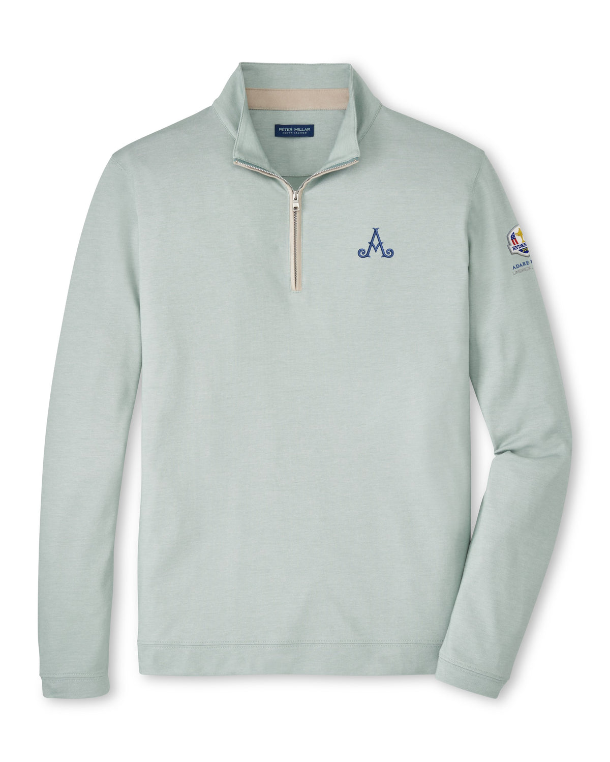Ryder Cup 2027 - Adare Manor Albatross Cotton-Blend 1/4 zip Mint