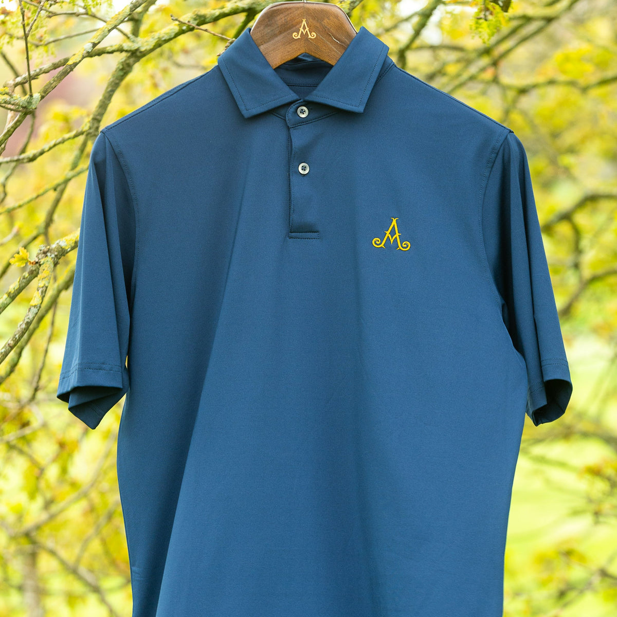 Adare Manor Navy Solid Polo