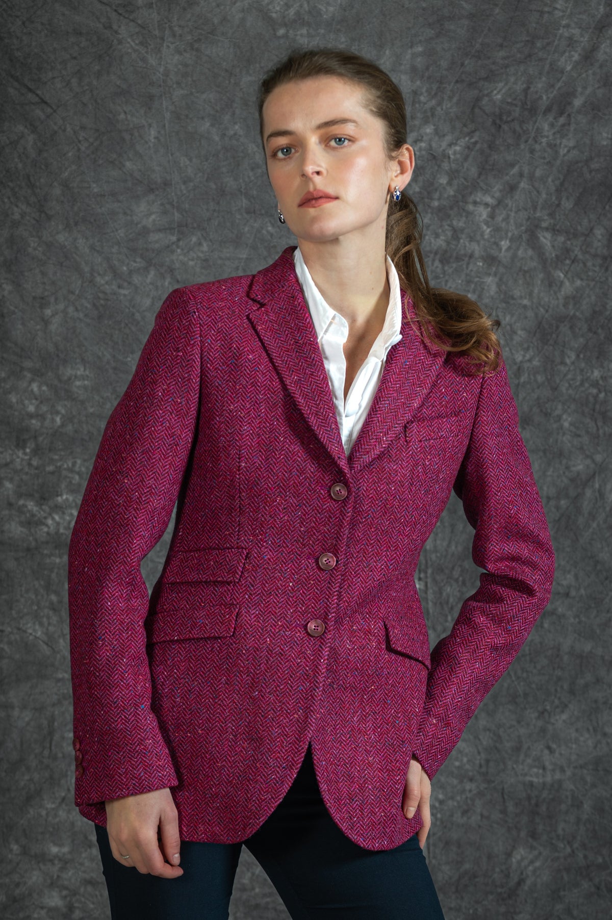 Jack Murphy x Adare Manor - The Nora Tweed Blazer - Wild Burren Rose