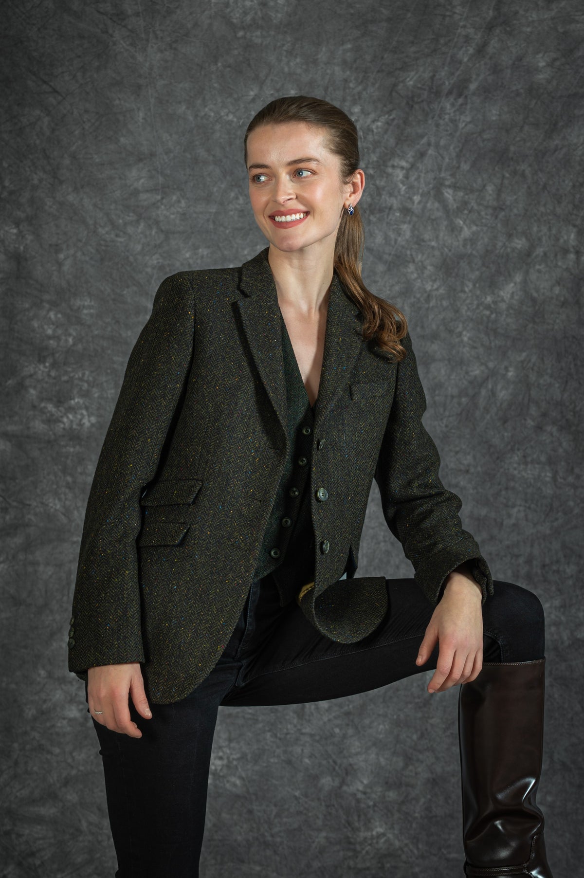 Jack Murphy x Adare Manor - The Nora Tweed Blazer - Emerald Glen