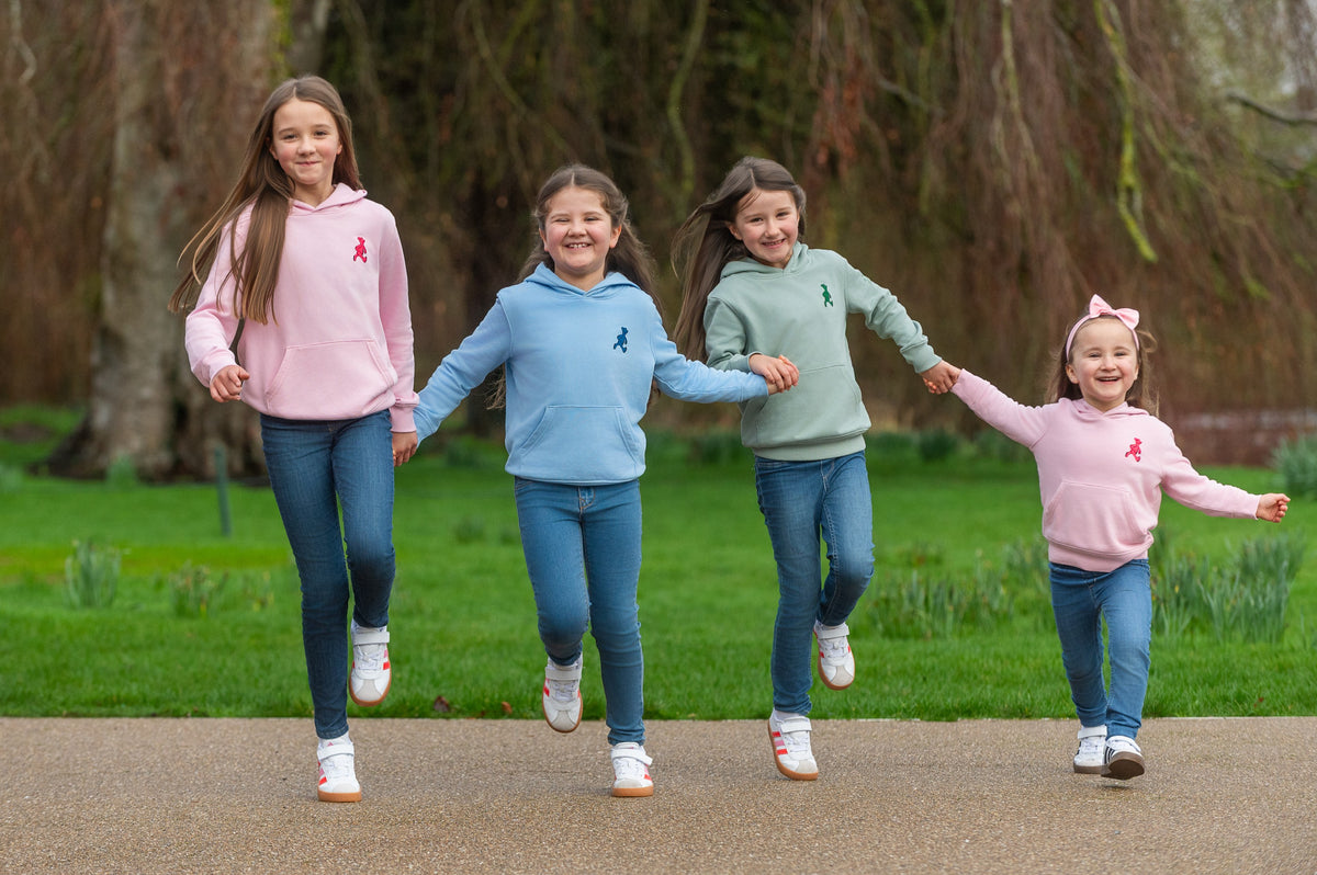 Adare Manor - Kids Organic Cotton Pink Hoodie