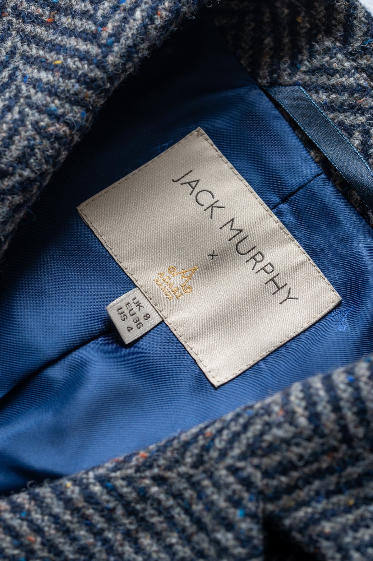 Jack Murphy x Adare Manor - The Mairéad Tweed Coat - Atlantic Mist