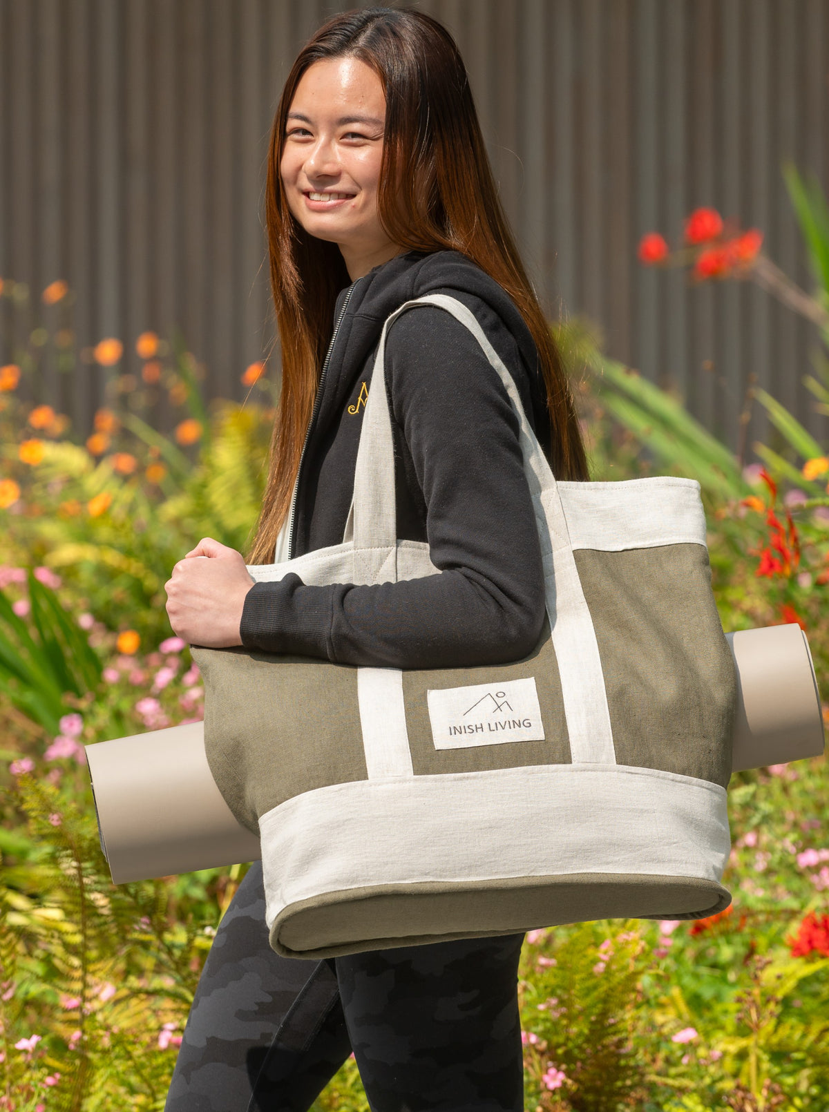 Inish Living- Irish Linen Tote Bag