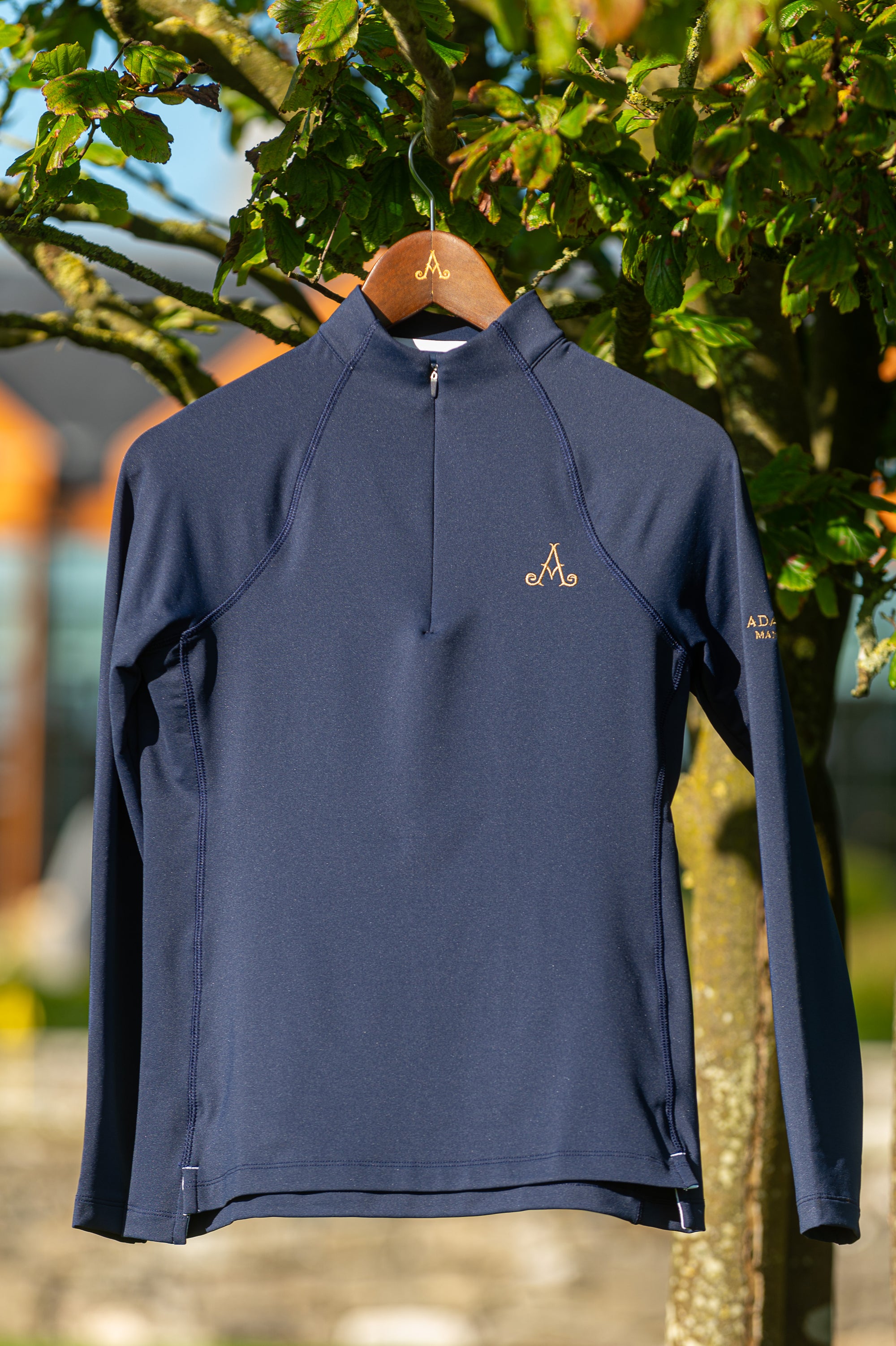 Adare Manor Ladies Navy ¼ Zip Pullover