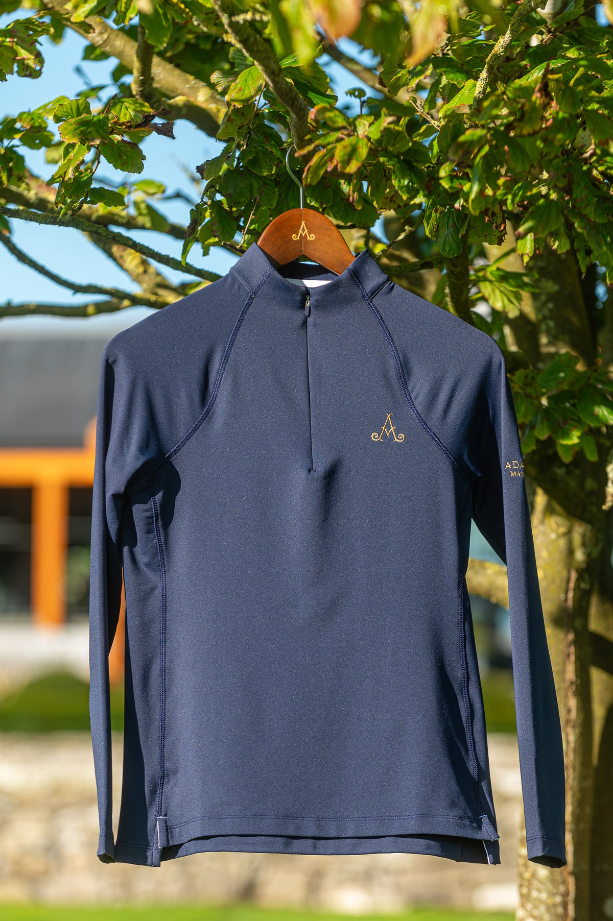 Adare Manor Ladies Navy ¼ Zip Pullover