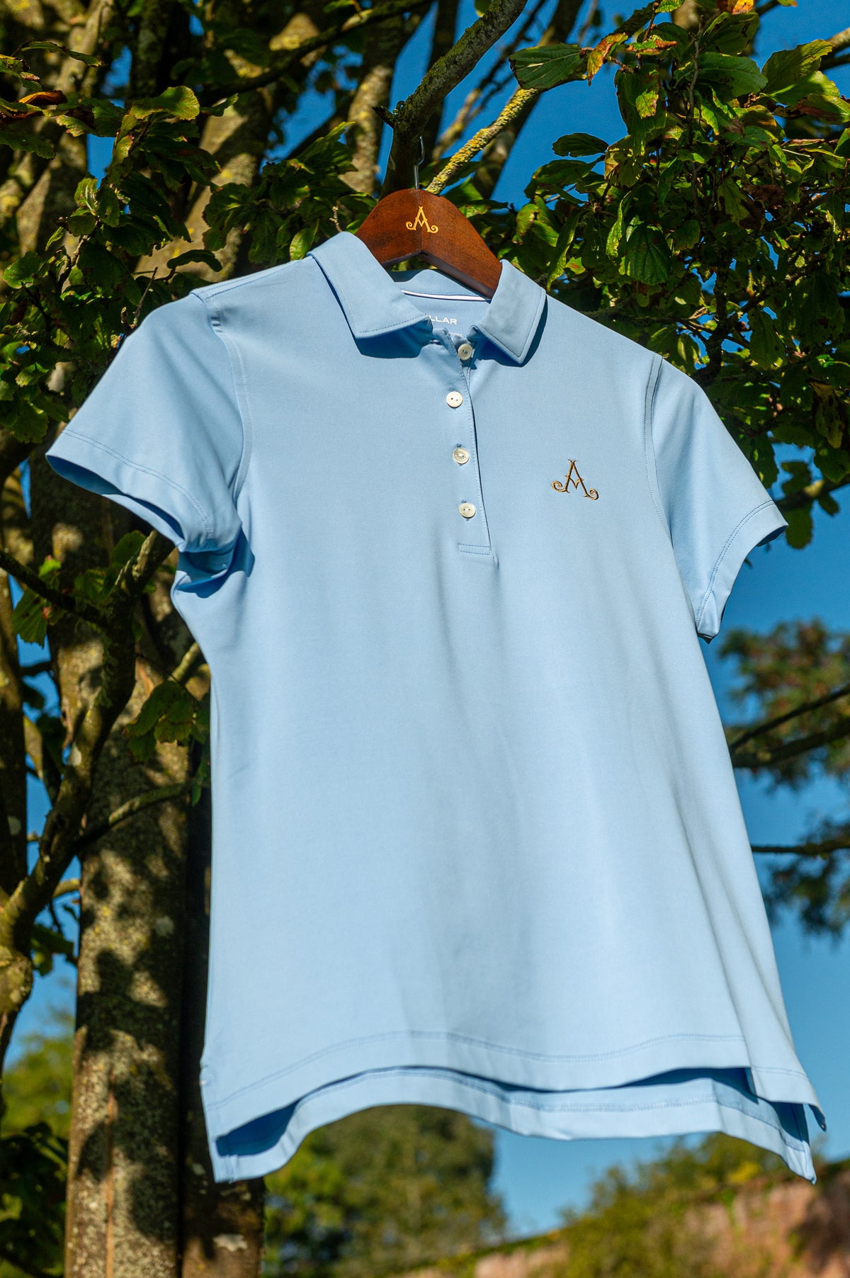 Adare Manor Ladies Cottage Blue Polo Shirt