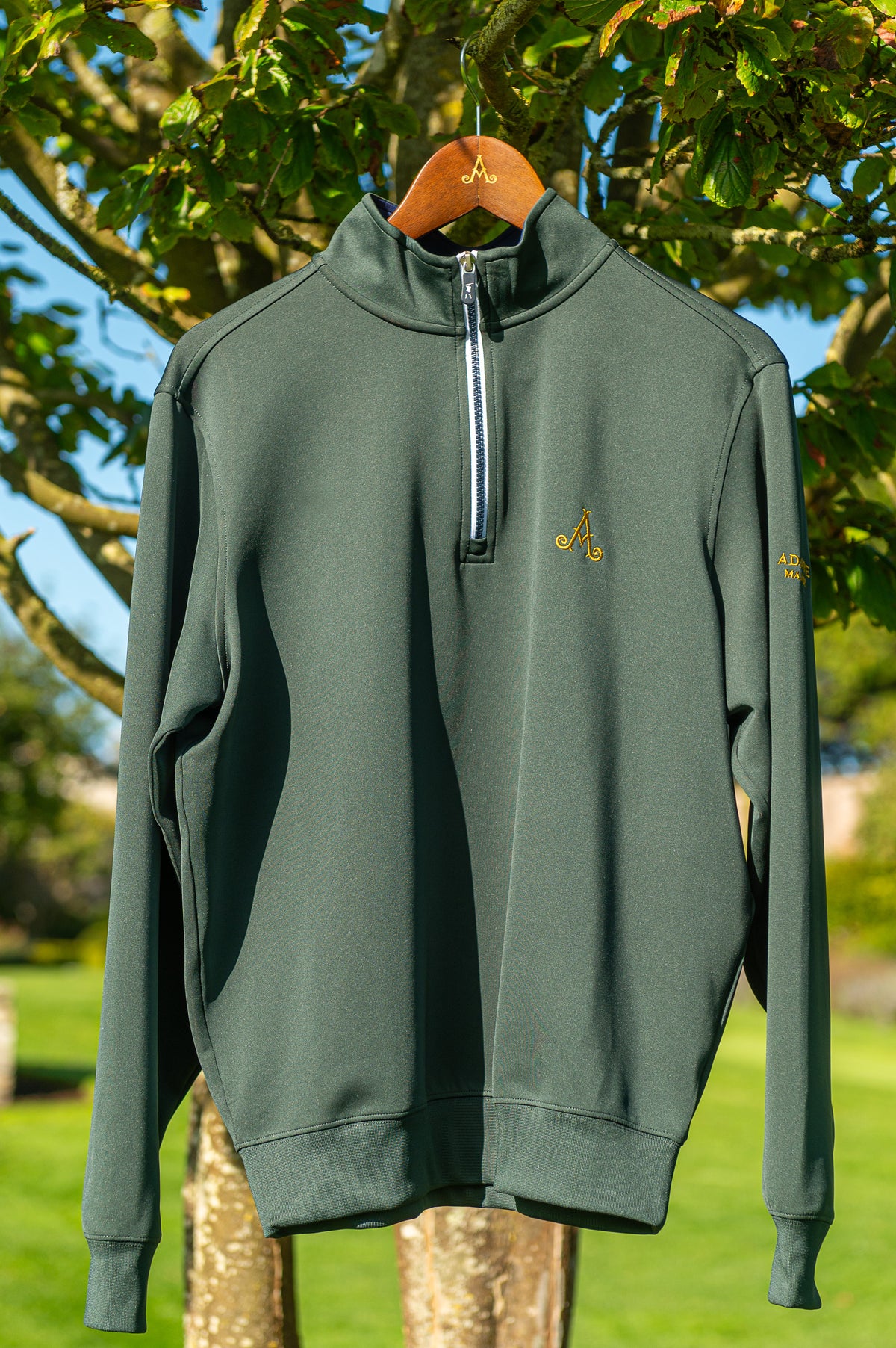 Adare Manor Green 1/4 Zip Pullover