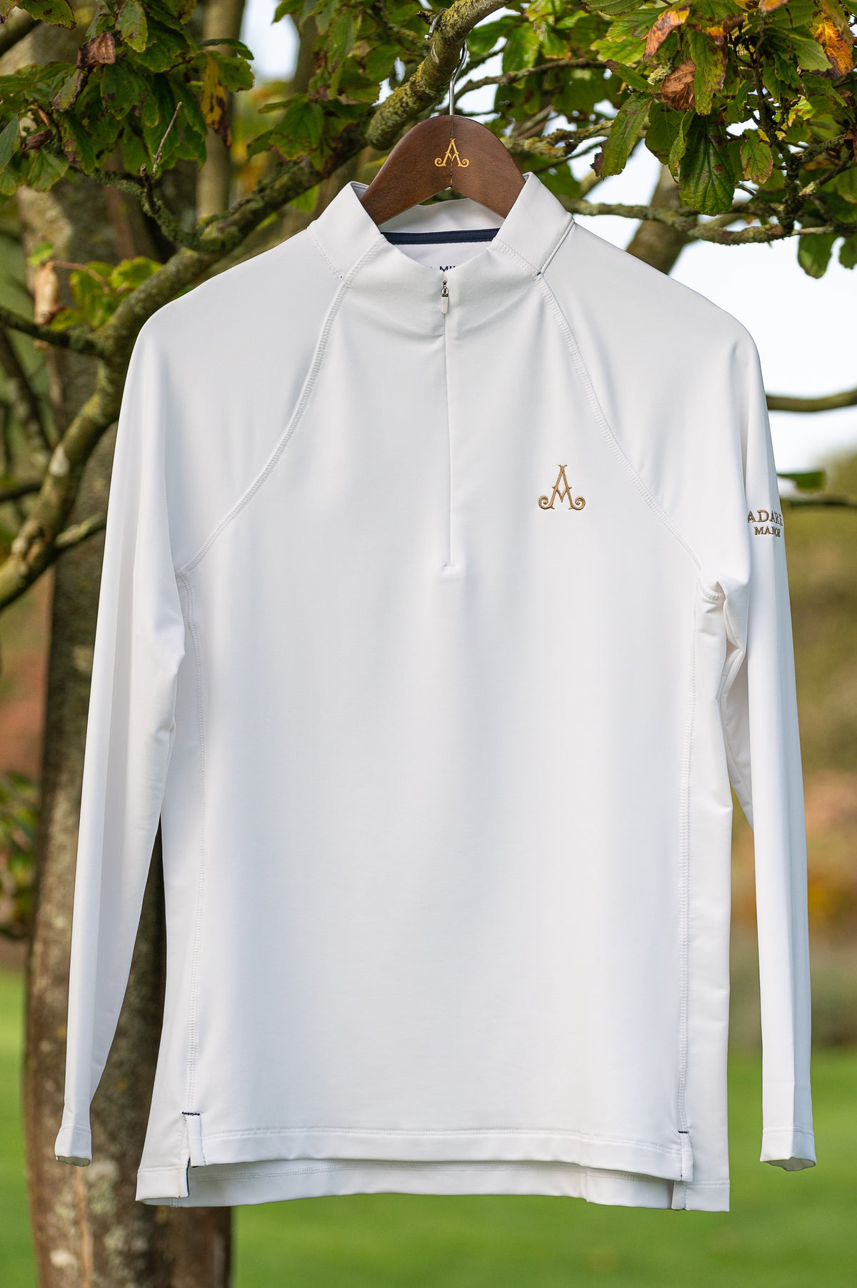 Adare Manor Ladies White ¼ Zip Pullover