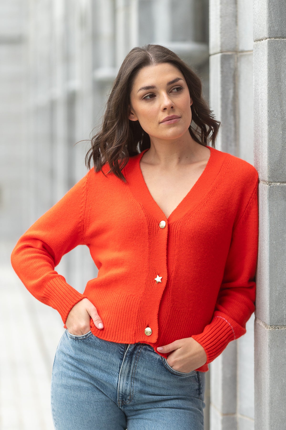 Cayo Cardigan- Burnt Orange