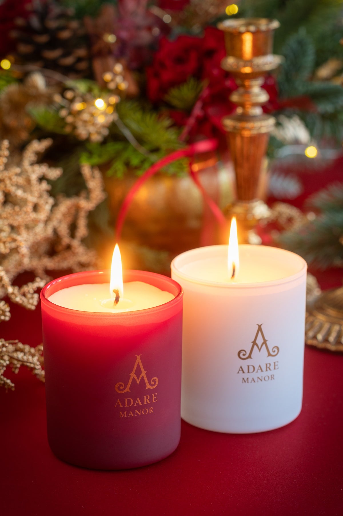 Adare Manor - Christmas & Signature Scent Candle Set