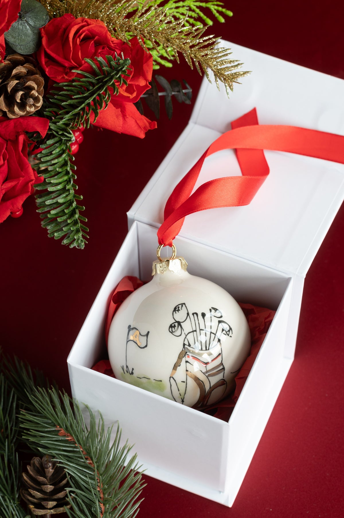 Hand Crafted Golf Bauble