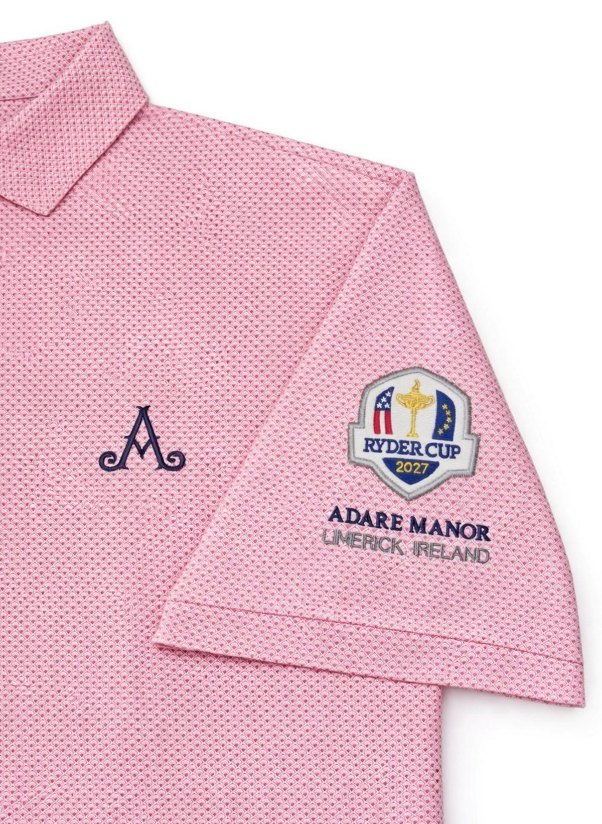 Ryder Cup 2027 - Adare Manor Medina Performance Polo - Pink