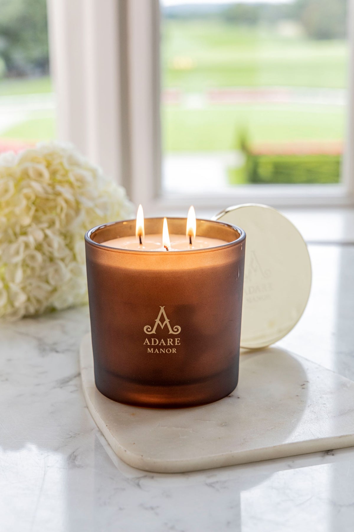 Brown 3-Wick Signature Scent Candle