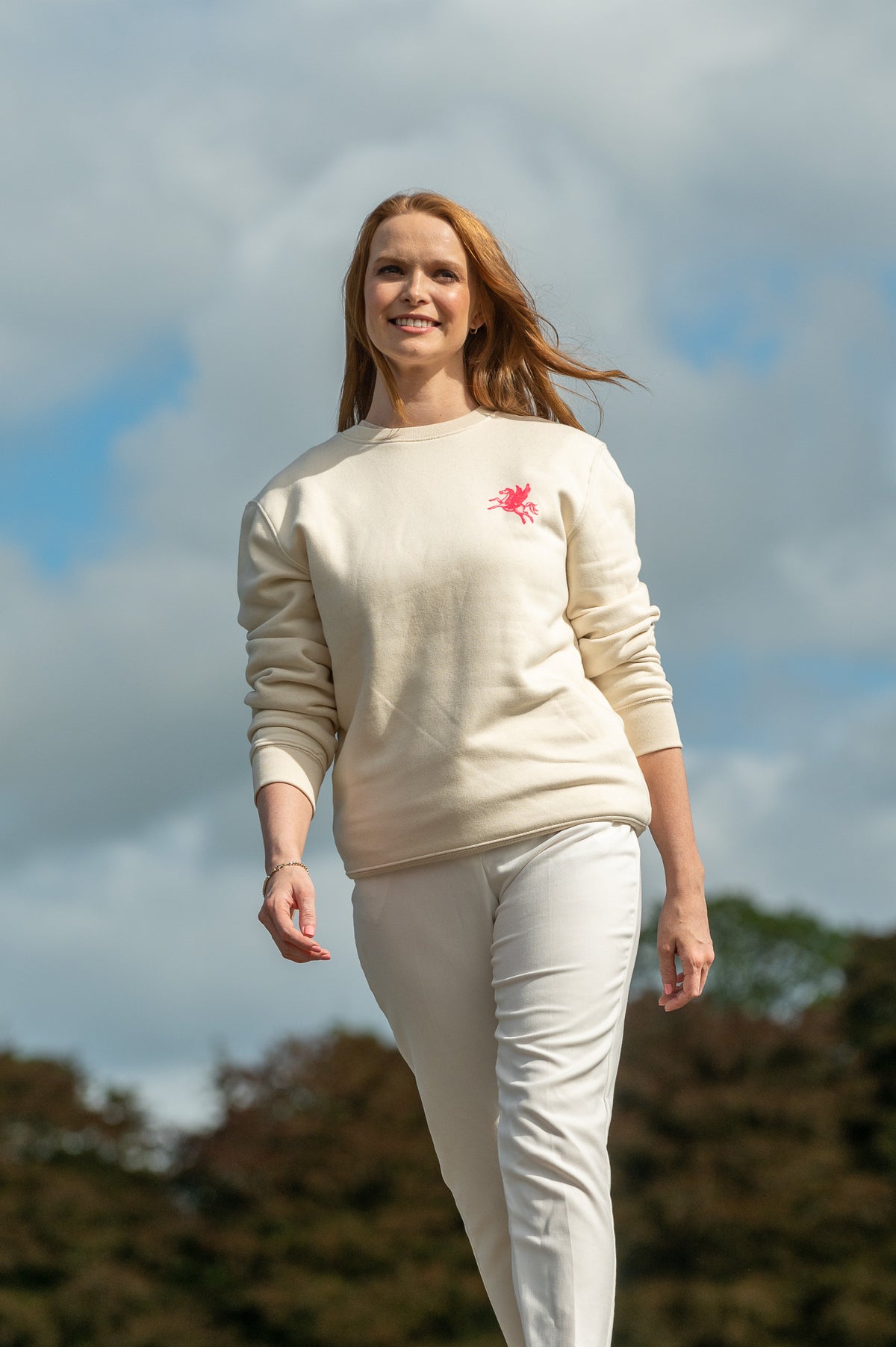 Adare Manor x Begley &amp; Bowie Ladies Beige Sweatshirt